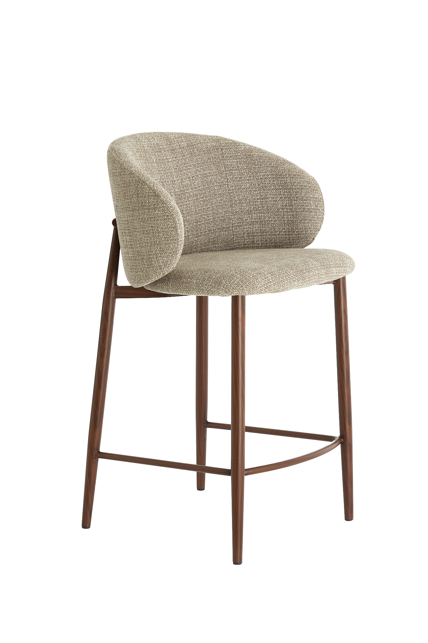 Light & Living - Barkruk ALUKO - 57x55x94cm - Bruin