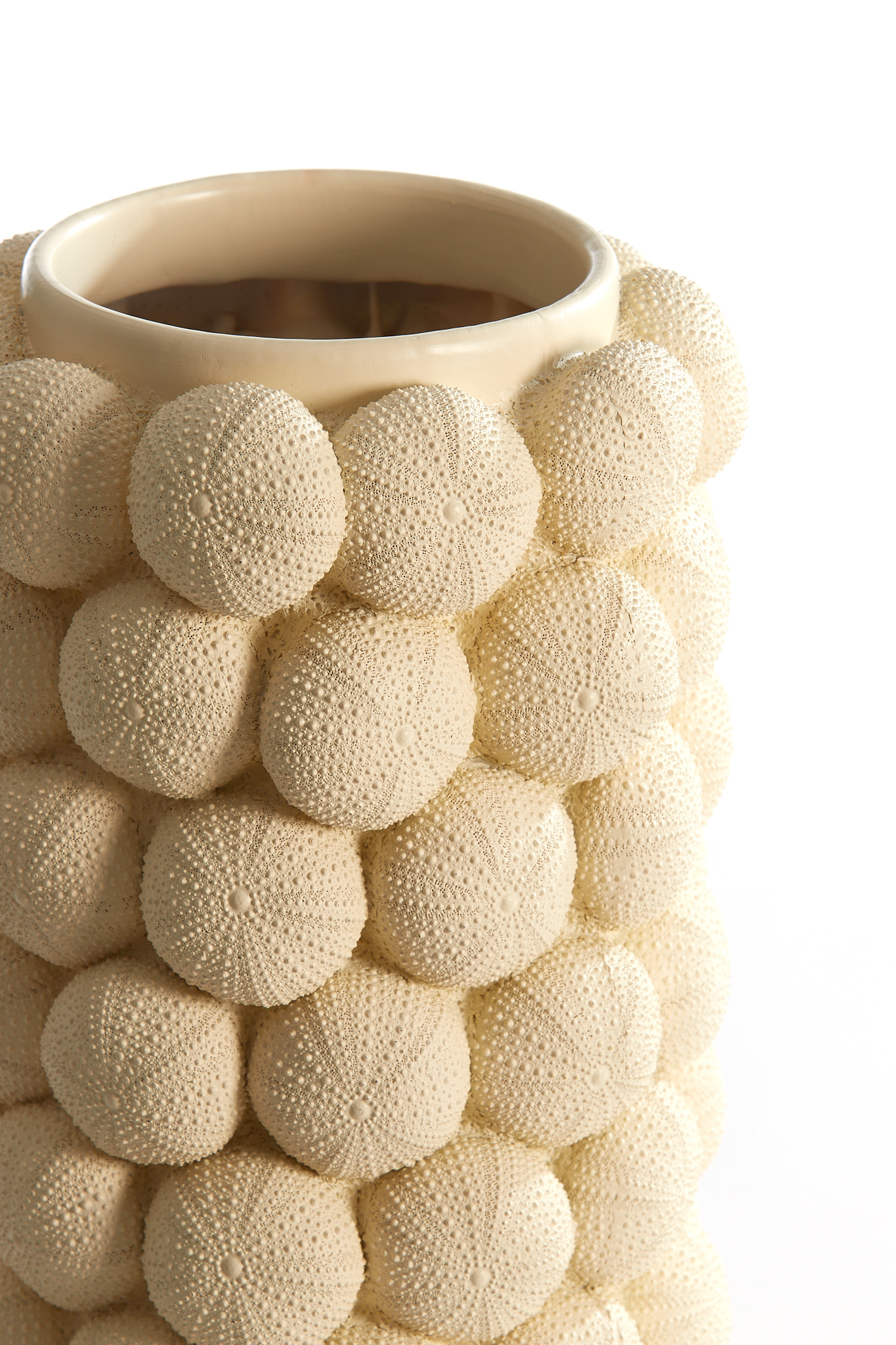 Light & Living - Vaas SEA URCHIN - Ø19x32.5cm - Wit