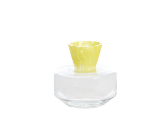 Light & Living - Vaas VARELA - Ø25.5x25cm - Geel