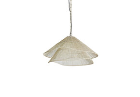 Light & Living - Hanglamp ALAMEDA - Ø56x31cm - Wit