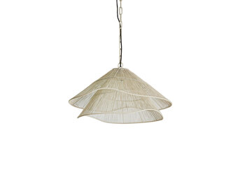 Light & Living - Hanglamp ALAMEDA - Ø56x31cm - Wit