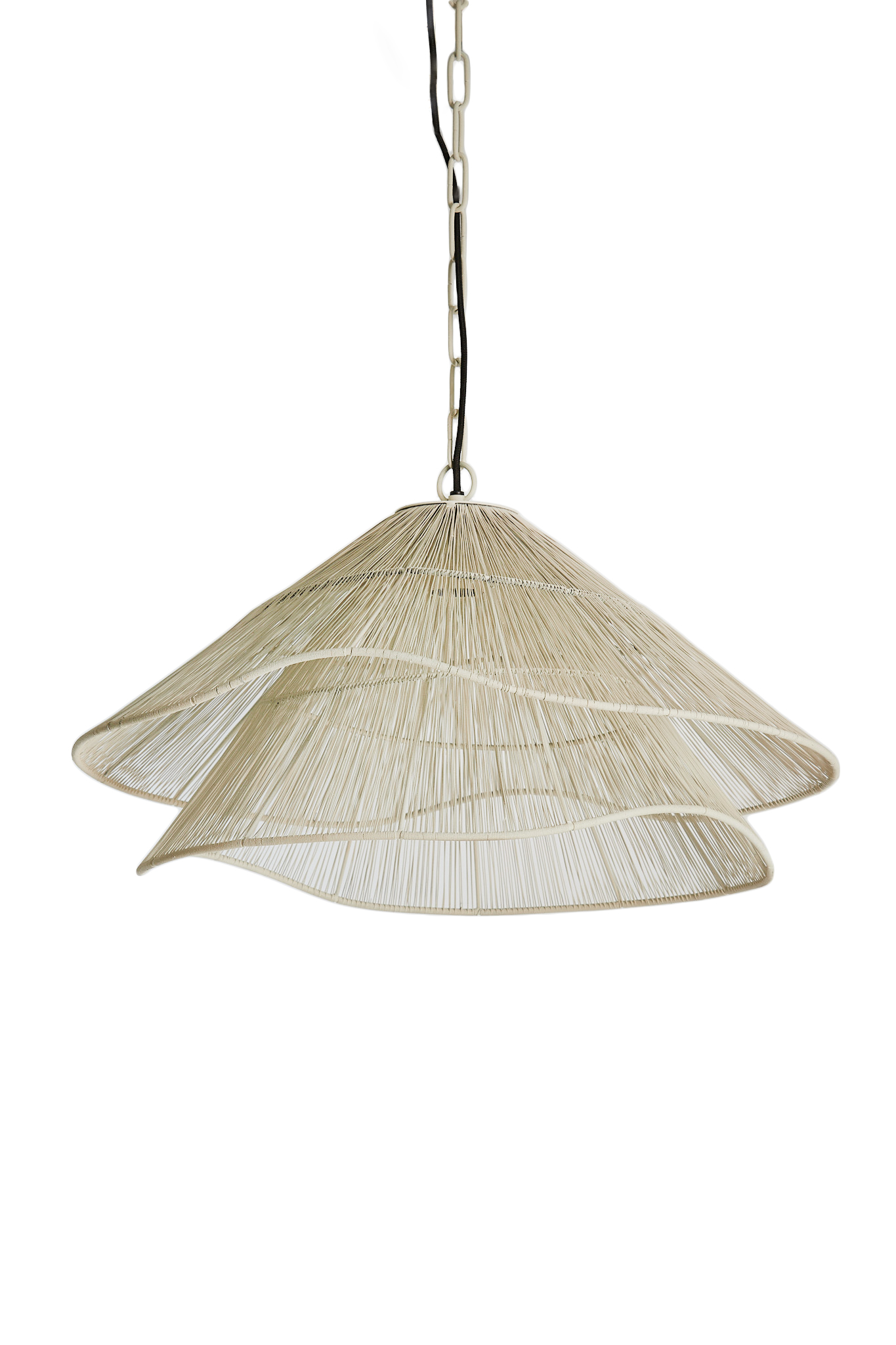 Light & Living - Hanglamp ALAMEDA - Ø56x31cm - Wit