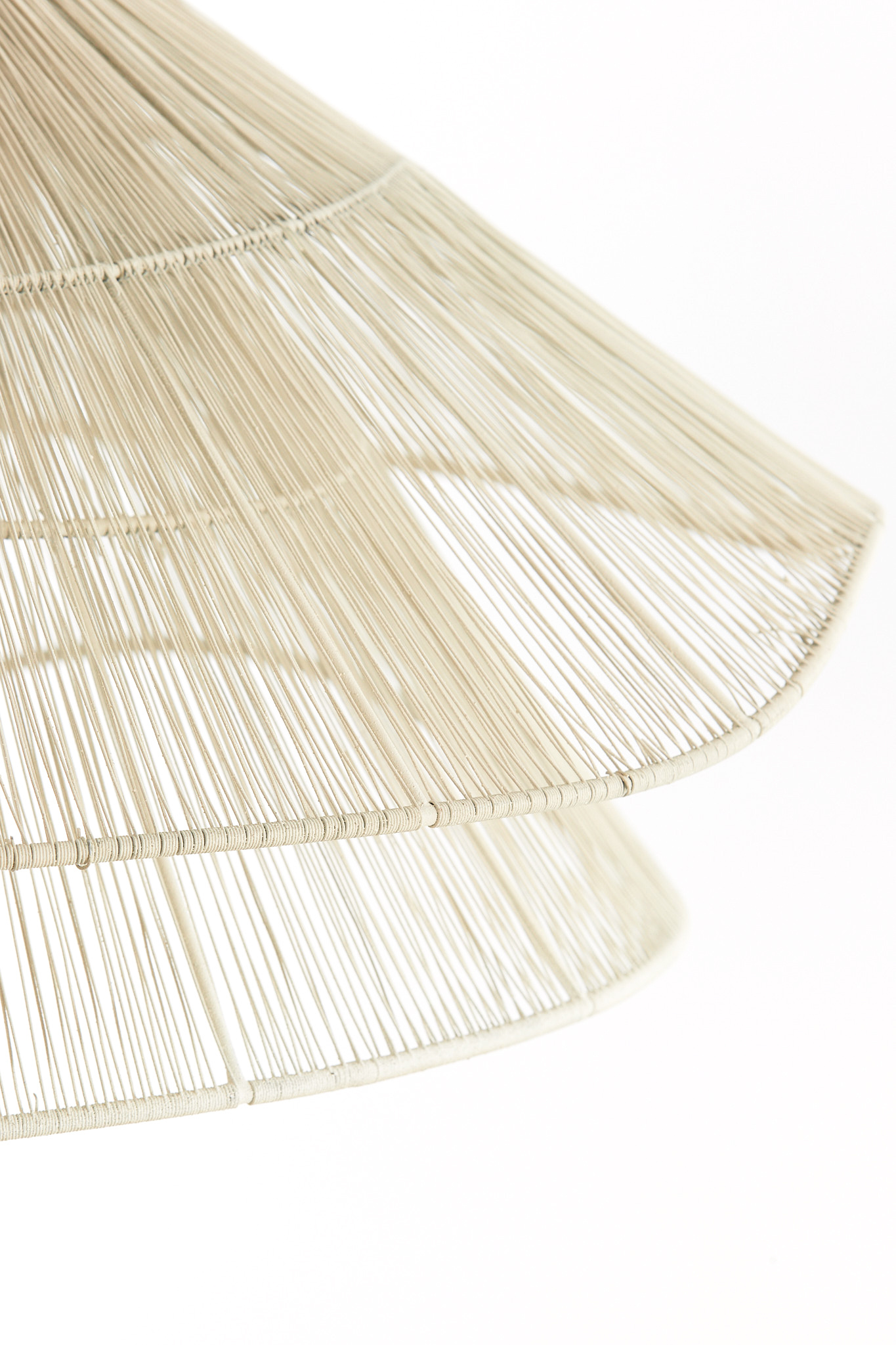 Light & Living - Hanglamp ALAMEDA - Ø56x31cm - Wit