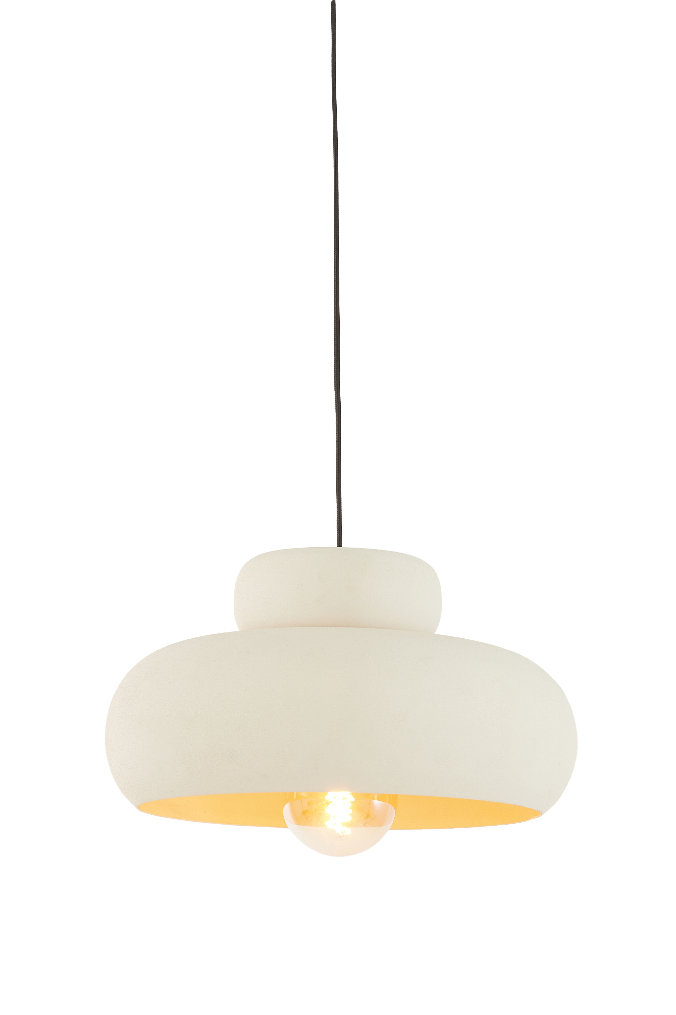 Light & Living - Hanglamp NEIVA - Ø39x20cm - Wit