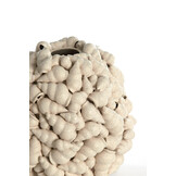 Light & Living - Vaas SHELL - Ø28x30cm - Wit