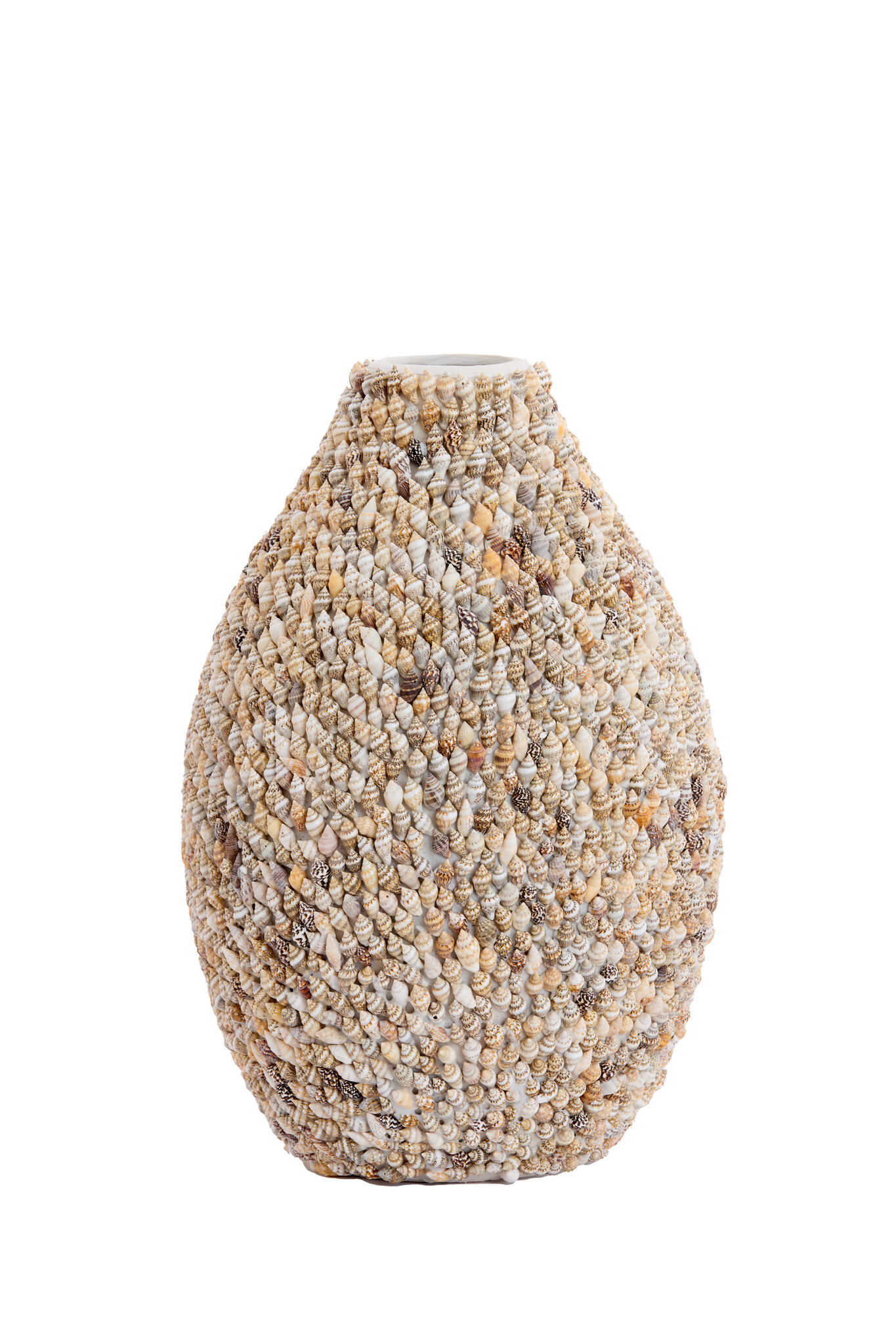 Light & Living - Vaas SHELL - Ø19x28.5cm - Bruin