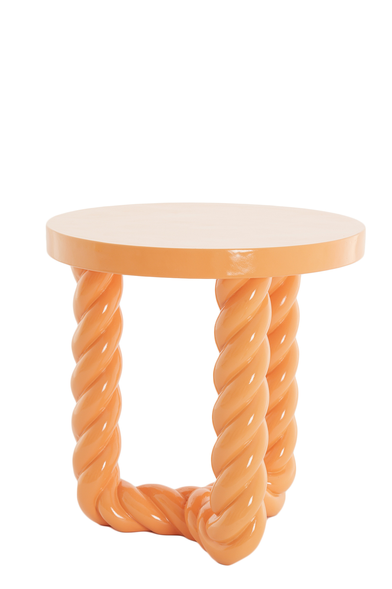 Light & Living - Bijzettafel VALLEJO - Ø46x46cm - Oranje