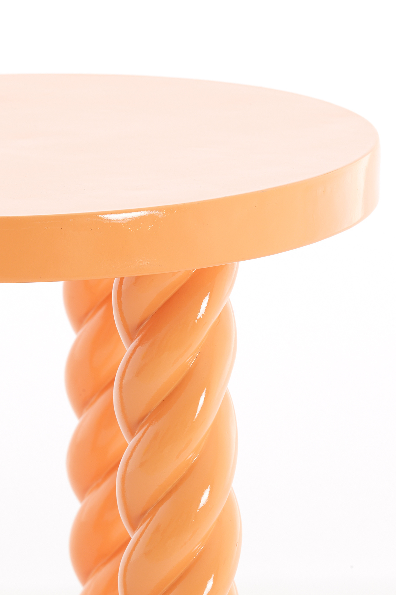 Light & Living - Bijzettafel VALLEJO - Ø46x46cm - Oranje