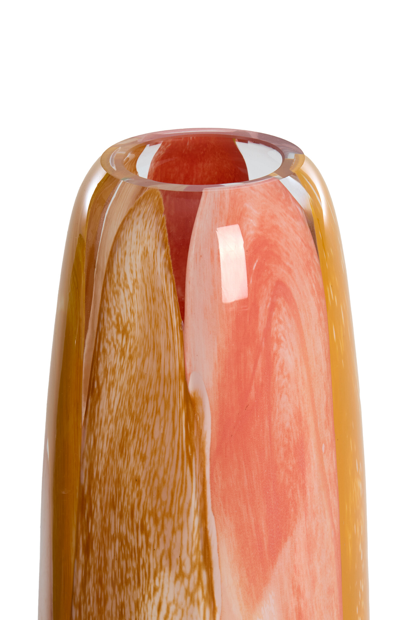 Light & Living - Vaas KALUDRA - Ø15x40cm - Oranje