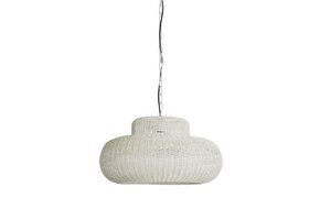 Light & Living - Hanglamp PIEDRA - Ø59x31.5cm - Wit