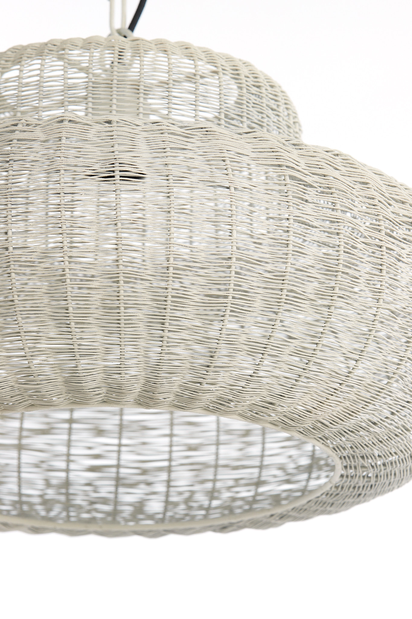 Light & Living - Hanglamp PIEDRA - Ø59x31.5cm - Wit