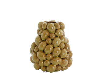 Light & Living - Vaas CITRUS - Ø19x21cm - Bruin