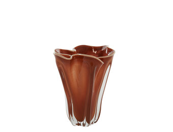 Light & Living - Vaas KAZUNO - Ø22x27cm - Oranje