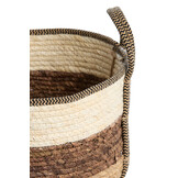 Light & Living - Mand KINSALE - Ø33x23cm - Bruin - Set van 3