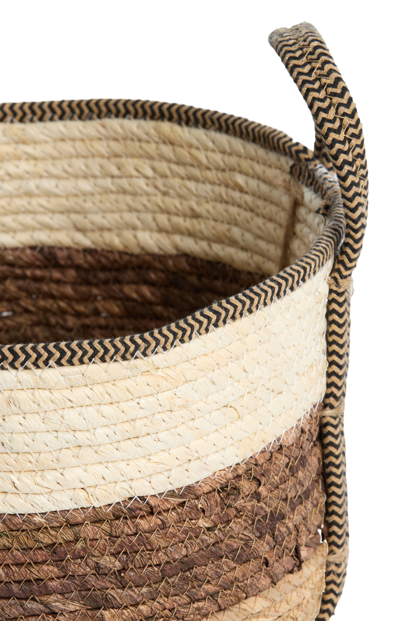 Light & Living - Mand KINSALE - Ø33x23cm - Bruin - Set van 3