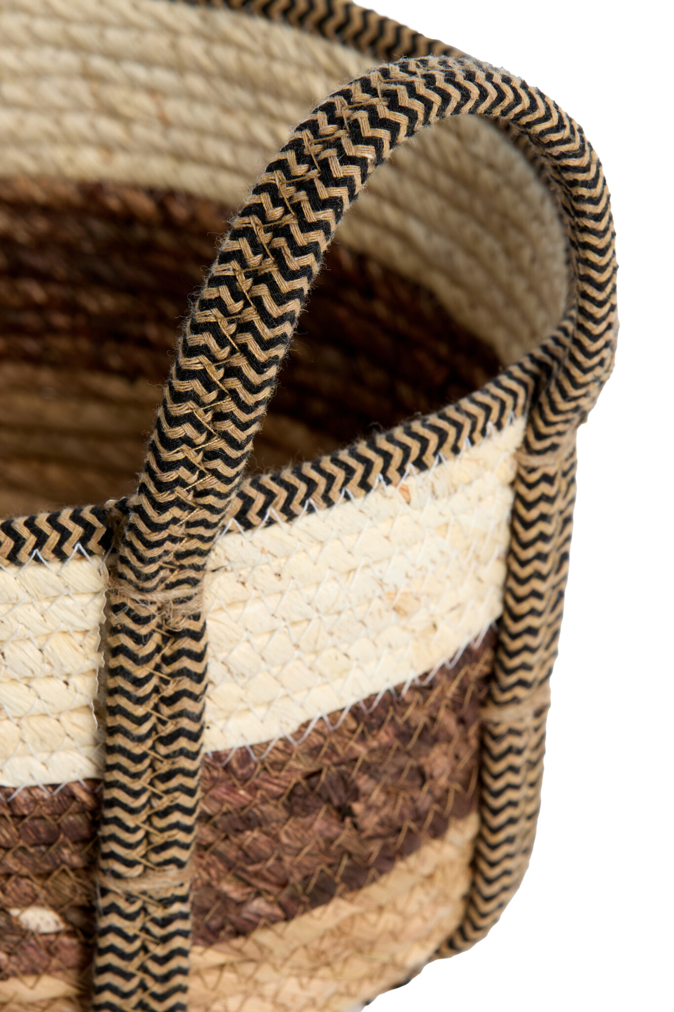 Light & Living - Mand KINSALE - Ø33x23cm - Bruin - Set van 3