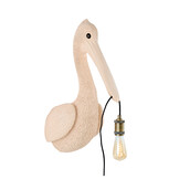 Light & Living - Wandlamp PELICAN - 33x28x63cm - Roze