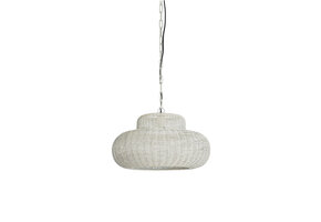 Light & Living - Hanglamp PIEDRA - Ø47x26cm - Wit