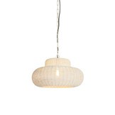Light & Living - Hanglamp PIEDRA - Ø47x26cm - Wit