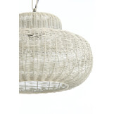 Light & Living - Hanglamp PIEDRA - Ø47x26cm - Wit