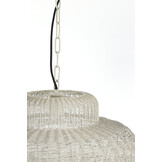 Light & Living - Hanglamp PIEDRA - Ø47x26cm - Wit