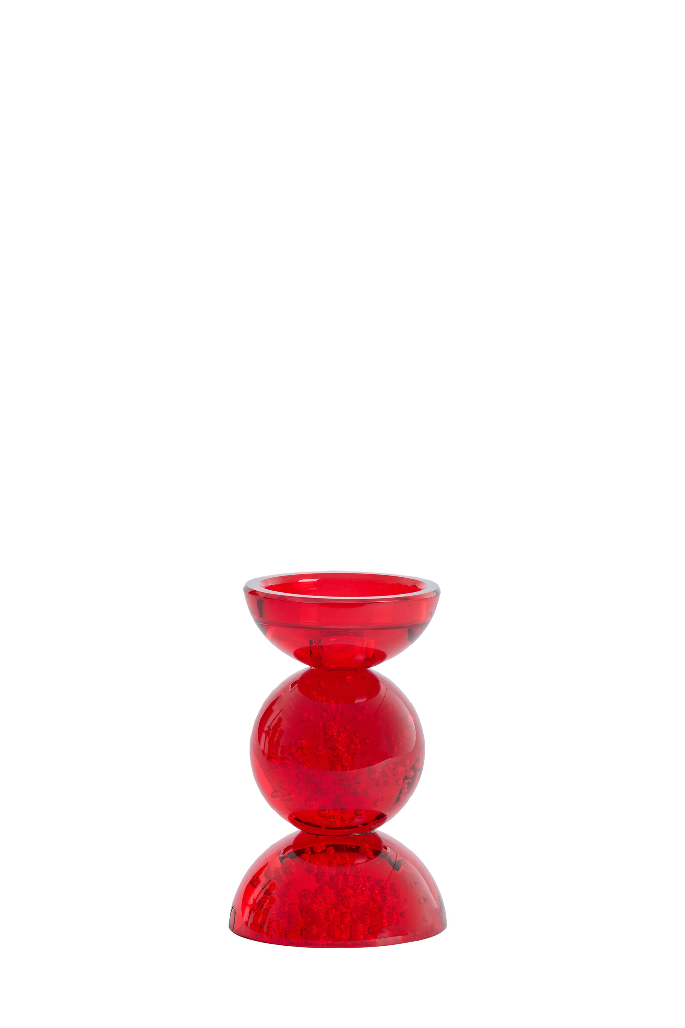 Light & Living - Kandelaar ITINGA - Ø9.5x15.5cm - Rood