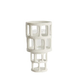 Light & Living - Windlicht ALIMOS - Ø15.5x28.5cm - Wit