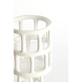 Light & Living - Windlicht ALIMOS - Ø15.5x28.5cm - Wit