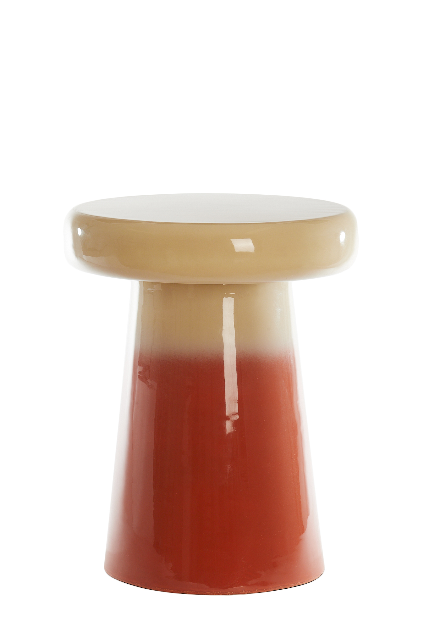 Light & Living - Bijzettafel SAKIZ - Ø40.5x51cm - Wit