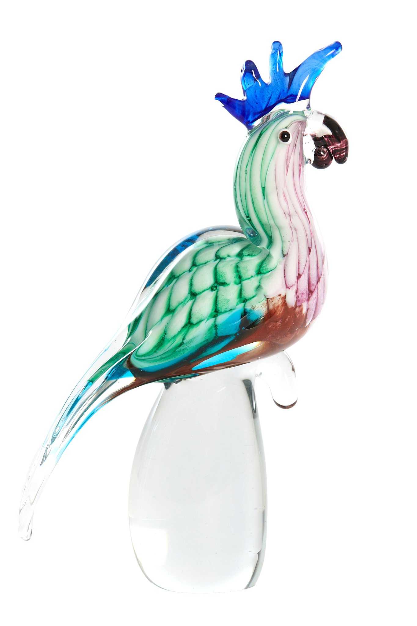 Light & Living - Ornament PARROT - 12x7.5x25cm - Groen