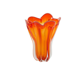Light & Living - Vaas KAZUNO - Ø26x32cm - Oranje