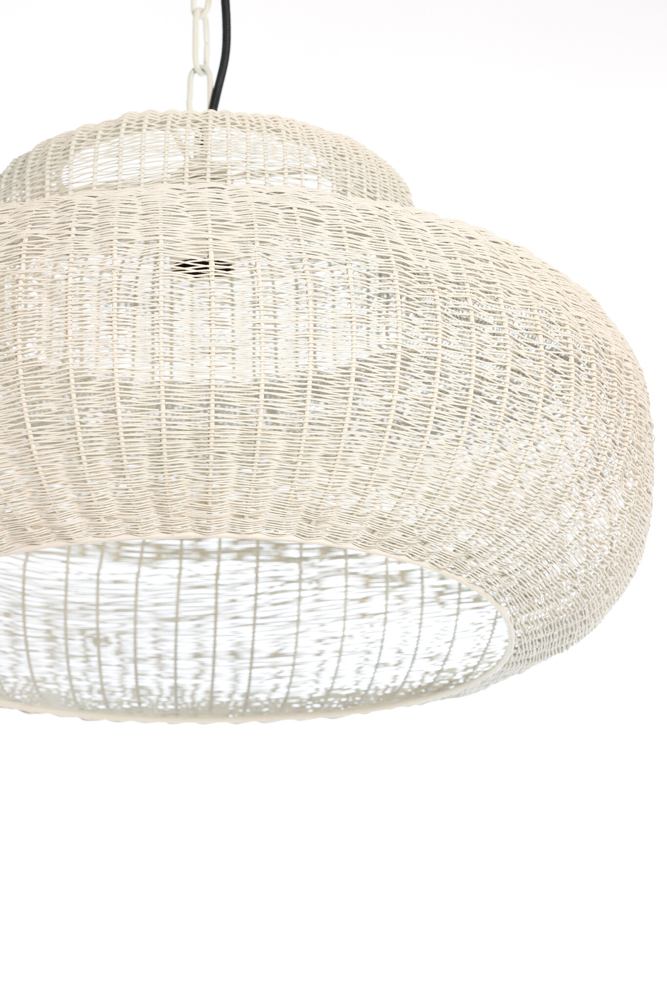 Light & Living - Hanglamp PIEDRA - Ø35x21.5cm - Wit