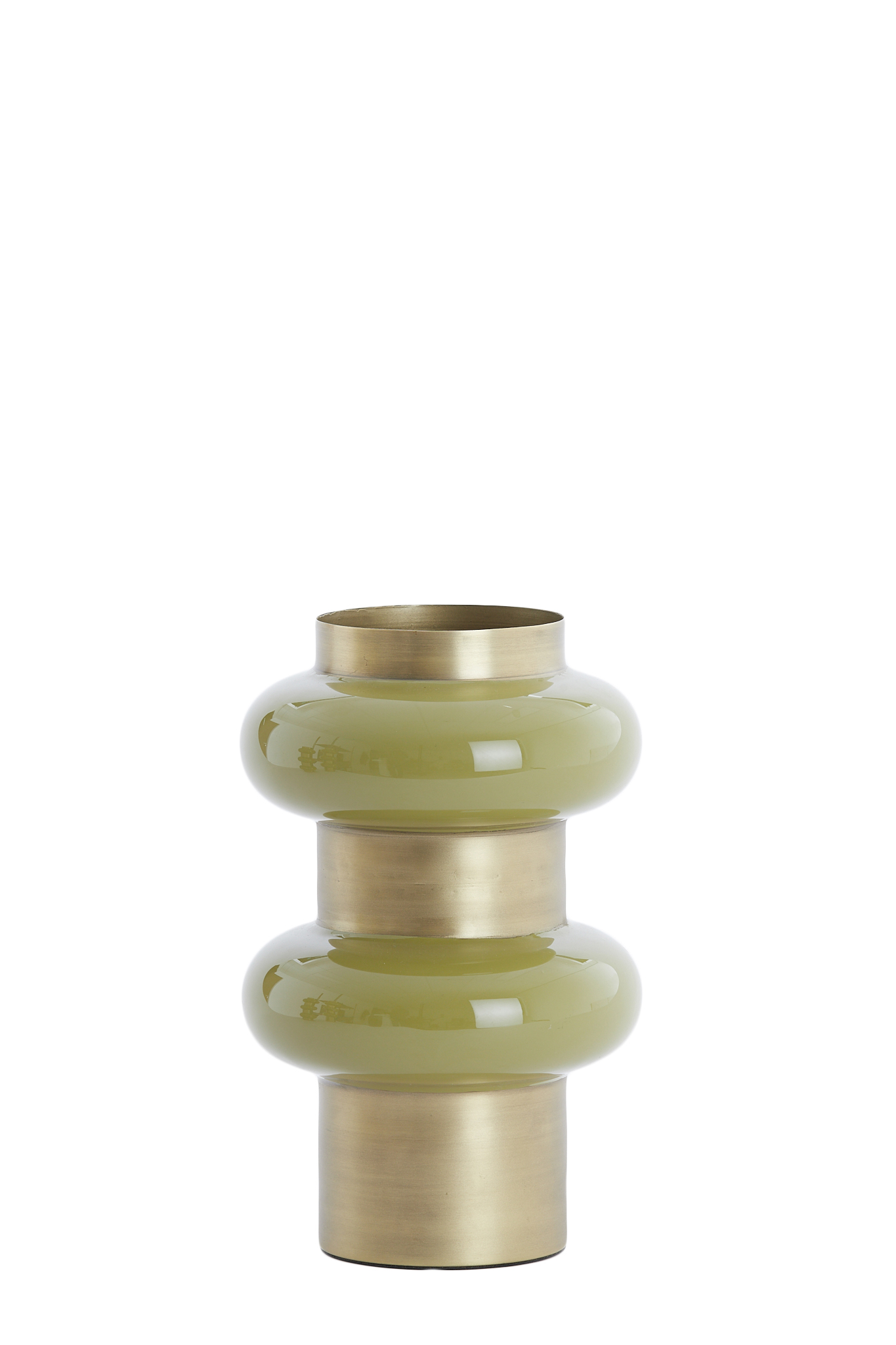 Light & Living - Vaas MALLORY - Ø16.5x26cm - Groen