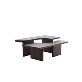 Light & Living - Salontafel CRATO - 120x60x45cm - Bruin - Set van 2