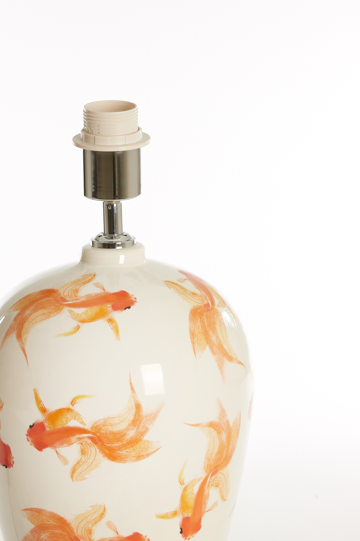 Light & Living - Lampvoet FISH - Ø20.5x40.5cm - Wit