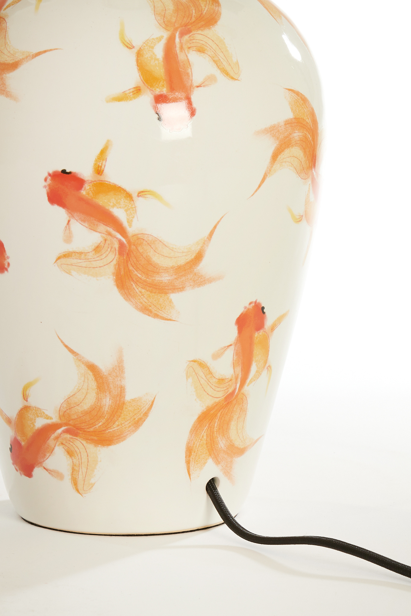 Light & Living - Lampvoet FISH - Ø20.5x40.5cm - Wit