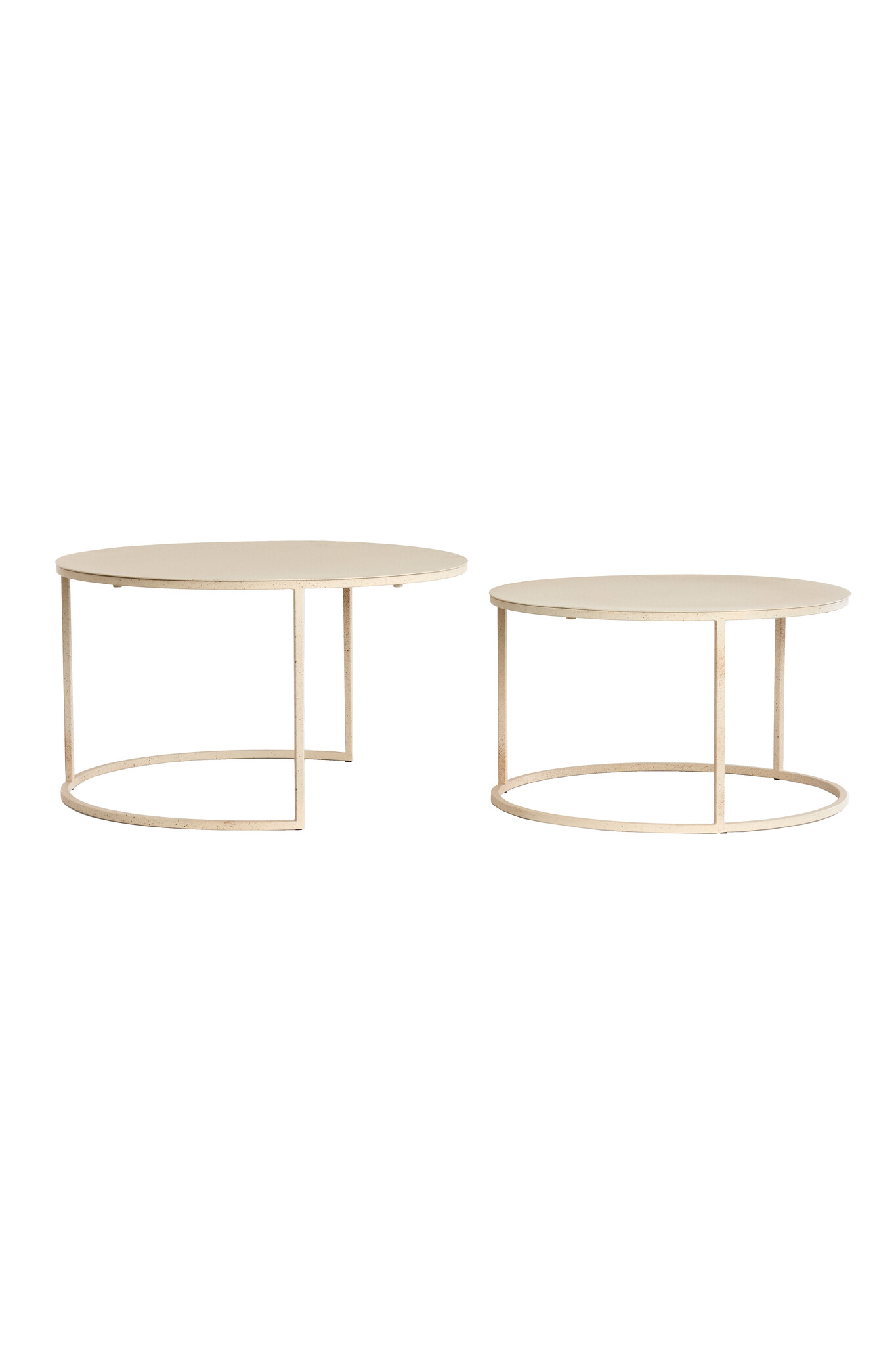 Light & Living - Salontafel SADAR - Ø75x42cm - Bruin - Set van 2