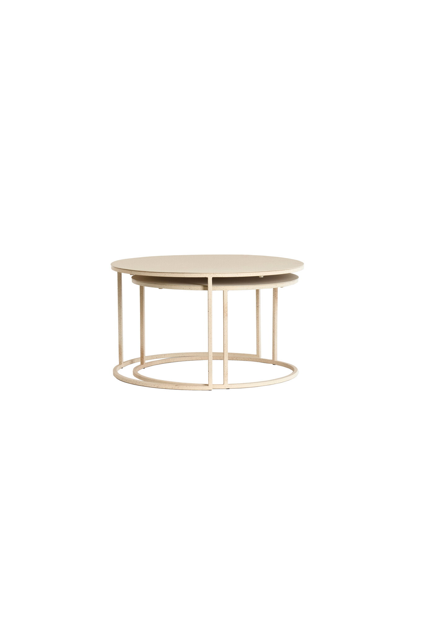 Light & Living - Salontafel SADAR - Ø75x42cm - Bruin - Set van 2