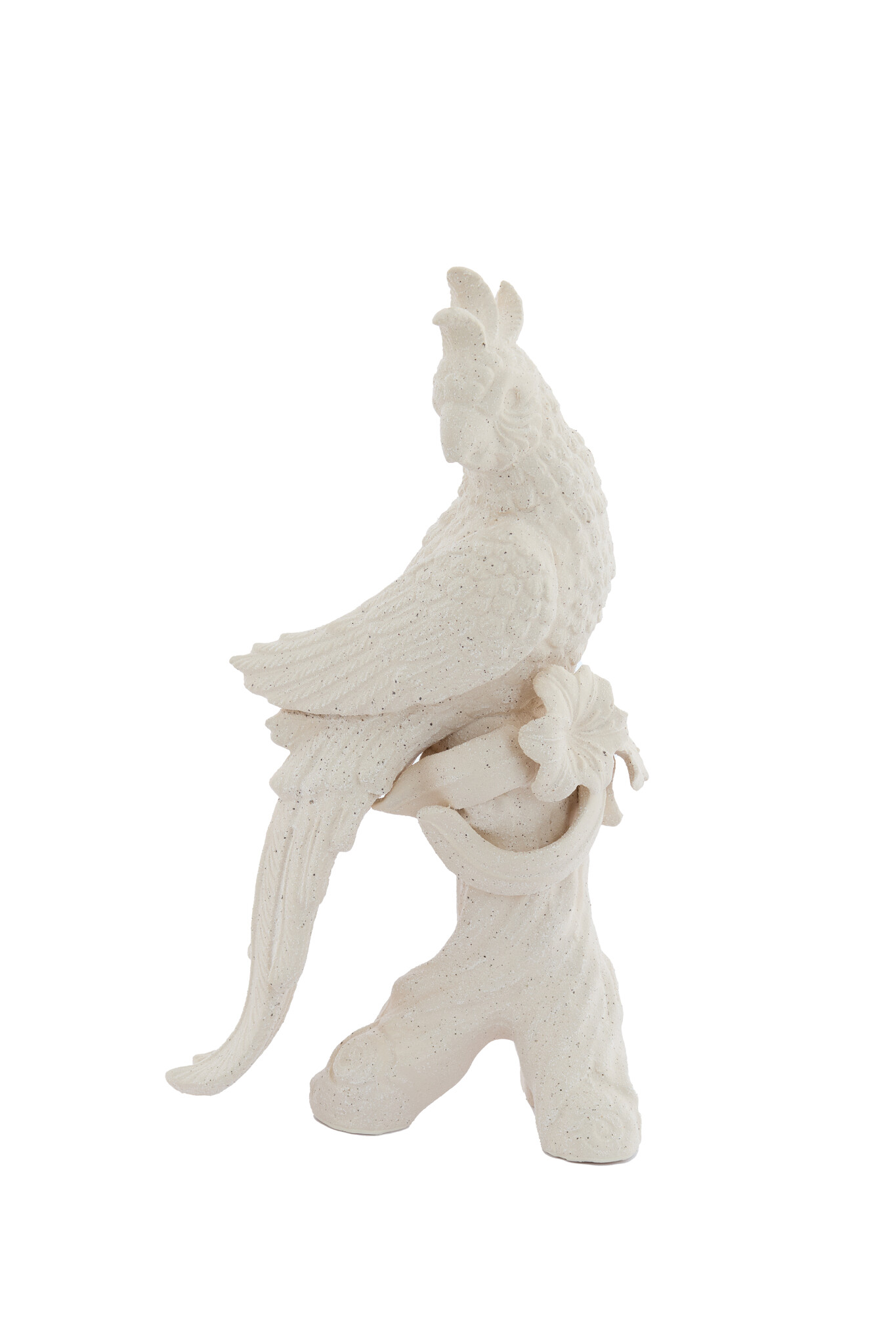 Light & Living - Ornament BIRD - 22.5x14x39cm - Wit
