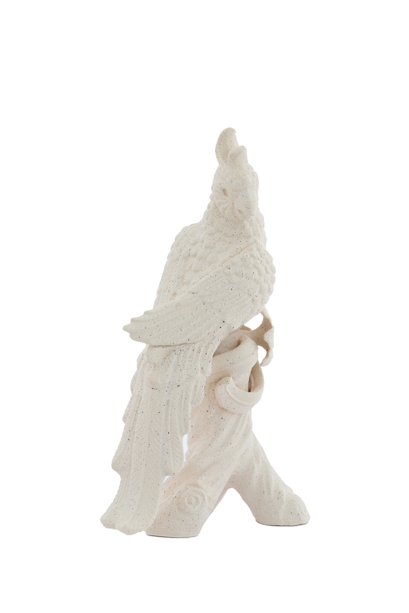 Light & Living - Ornament BIRD - 22.5x14x39cm - Wit