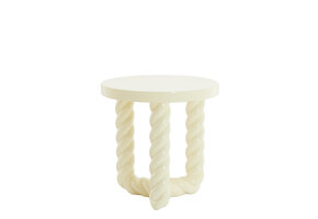 Light & Living - Bijzettafel VALLEJO - Ø46x46cm - Wit