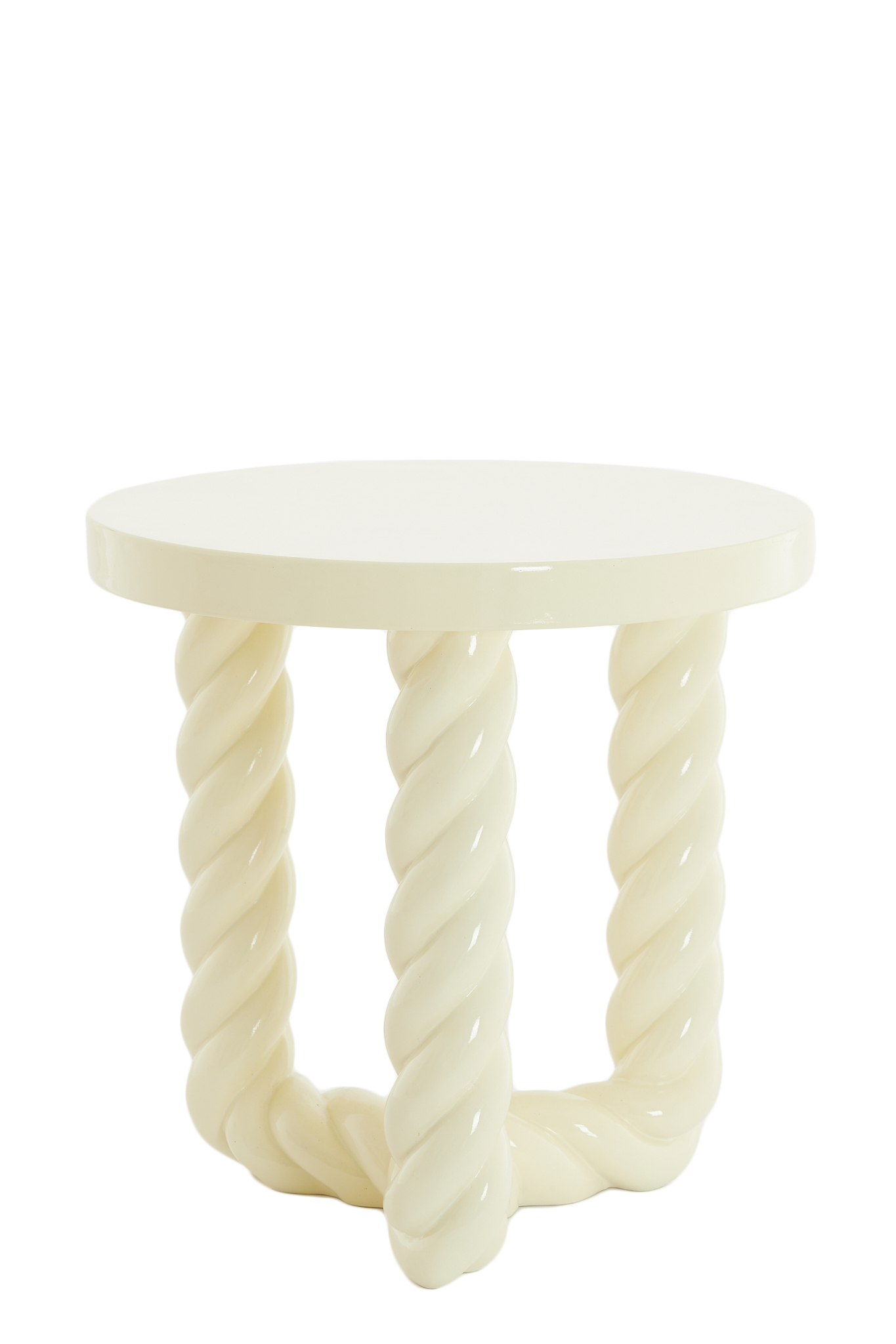 Light & Living - Bijzettafel VALLEJO - Ø46x46cm - Wit