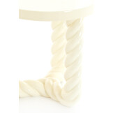 Light & Living - Bijzettafel VALLEJO - Ø46x46cm - Wit