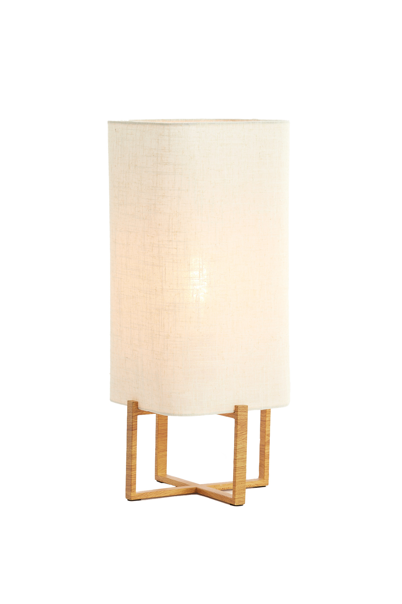 Light & Living - Tafellamp WYN - Ø21.5x50.5cm - Bruin