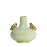 Light & Living - Vaas FROG - Ø26x25cm - Groen