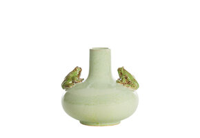 Light & Living - Vaas FROG - Ø26x25cm - Groen