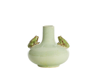 Light & Living - Vaas FROG - Ø26x25cm - Groen