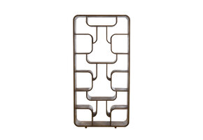 Light & Living - Kast open LABARE - 100x30x200cm - Bruin