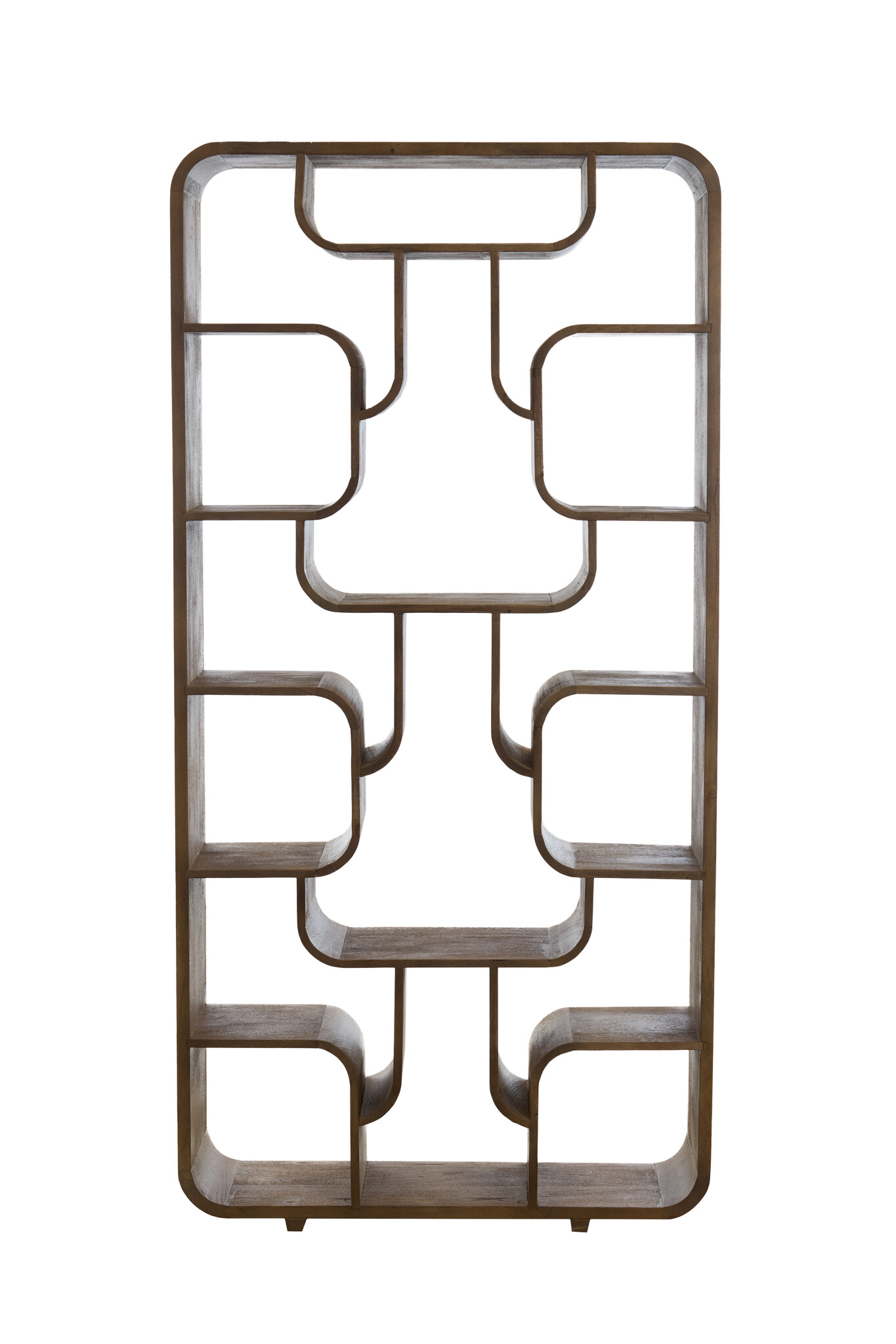 Light & Living - Kast open LABARE - 100x30x200cm - Bruin