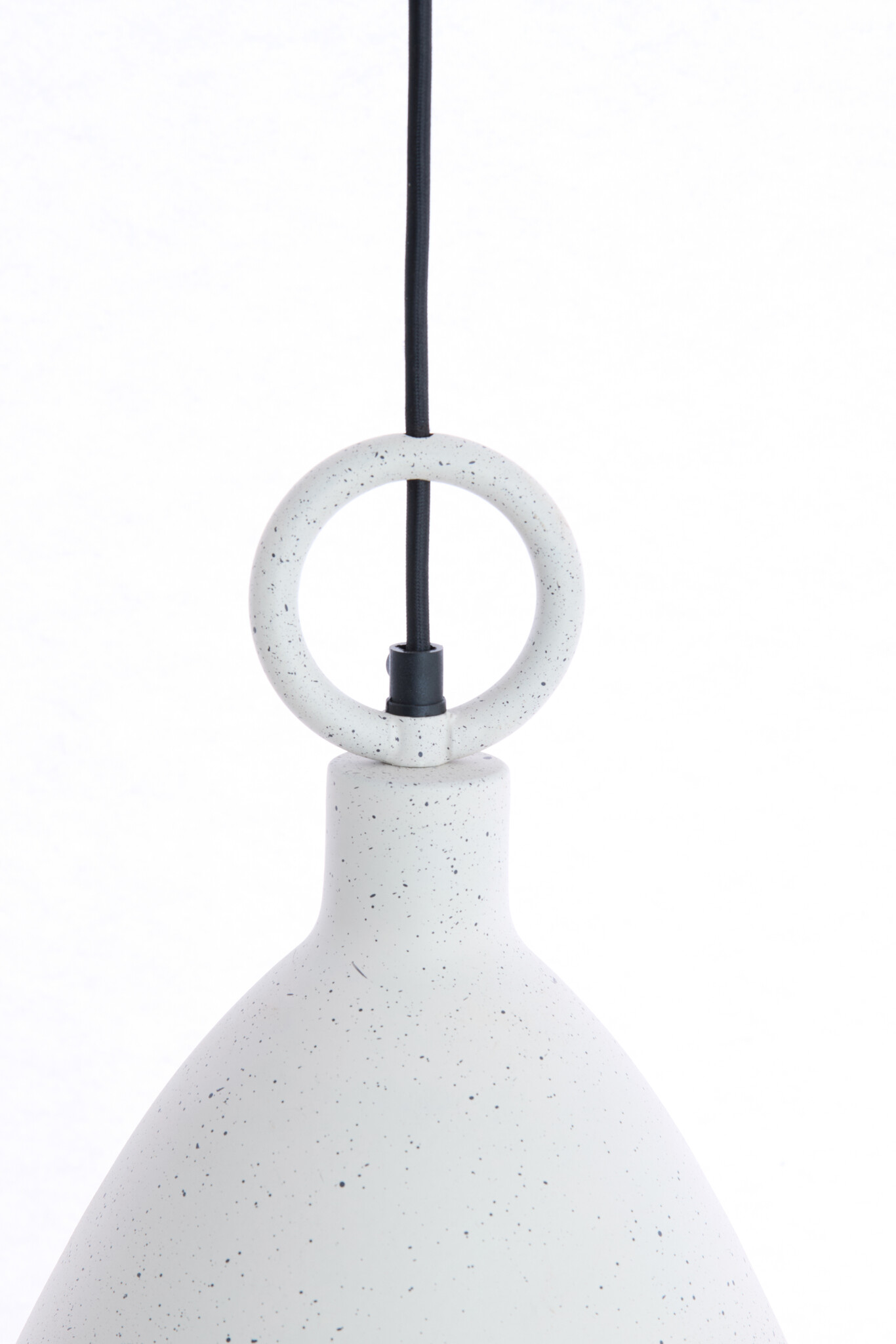 Light & Living - Hanglamp RISARI - Ø24x37cm - Wit